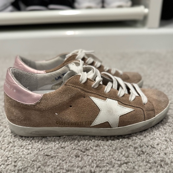Golden Goose Shoes - Golden Goose Super Star - Tan
